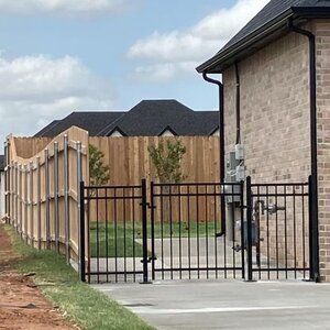 Black Metal Gate Fence