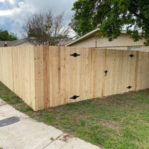 Large wood Gate